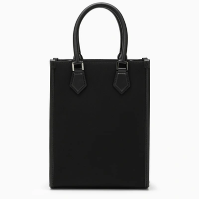 Shop Dolce & Gabbana Dolce&gabbana Small Black Nylon Bag With Logo