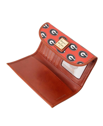 Dooney & Bourke Women's  Georgia Bulldogs Continental Wallet In Red