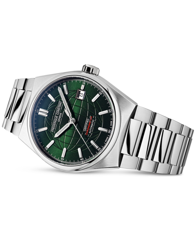 Frederique Constant Silver Highlife Automatic Cosc Watch In Silver