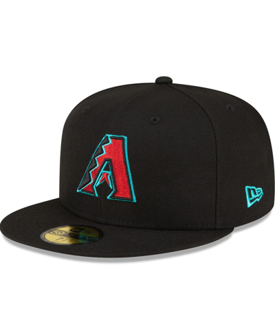 Shop New Era Men's  Black Arizona Diamondbacks Alternate Authentic Collection On-field 59fifty Fitted Hat
