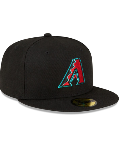 Shop New Era Men's  Black Arizona Diamondbacks Alternate Authentic Collection On-field 59fifty Fitted Hat