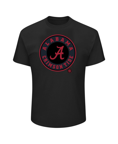 Shop Profile Men's  Black Alabama Crimson Tide Big And Tall Pop T-shirt