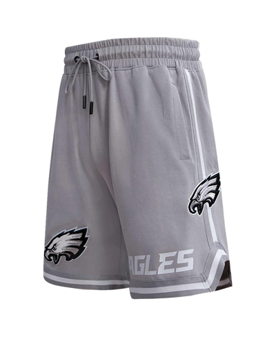 Shop Pro Standard Men's  Gray Philadelphia Eagles Classic Chenille Shorts