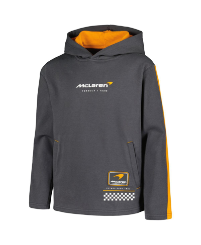 Shop Outerstuff Big Boys Gray Mclaren F1 Team French Terry Pullover Hoodie