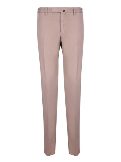Shop Incotex Cotton-blend Trousers In Pink
