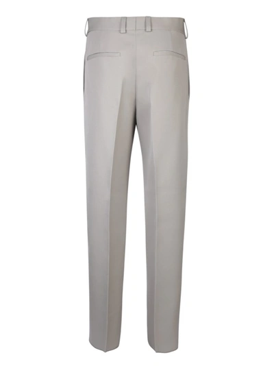 Shop Jil Sander Wool Trousers In Grey