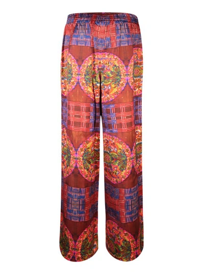 Shop Rianna + Nina Viscose Trousers In Multicolor