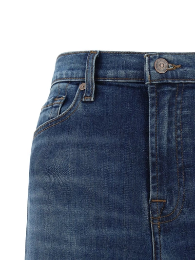 Shop 7 For All Mankind Jeans In Dark Blue