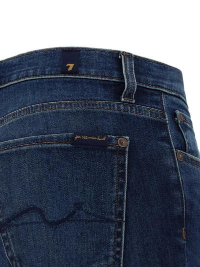 Shop 7 For All Mankind Jeans In Dark Blue