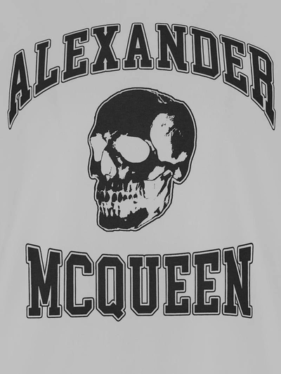Shop Alexander Mcqueen T-shirt In Whiteblack