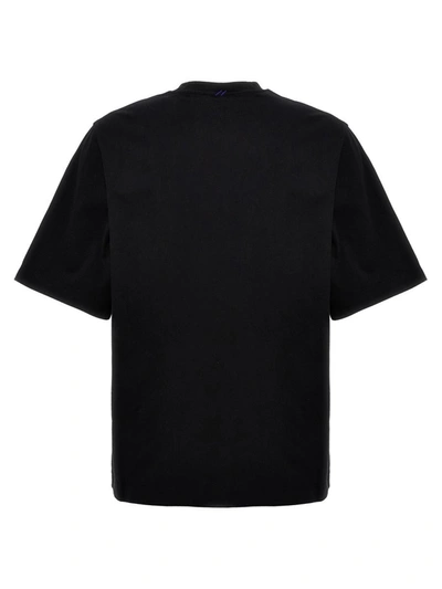 Shop Burberry 'jer For 77' T-shirt In Black