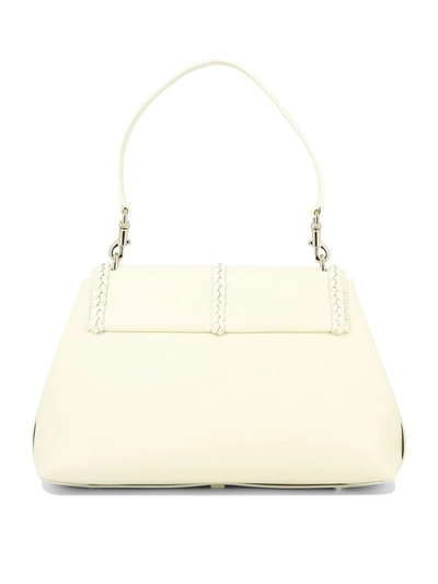 Shop Chloé "penelope Medium" Shoulder Bag In White