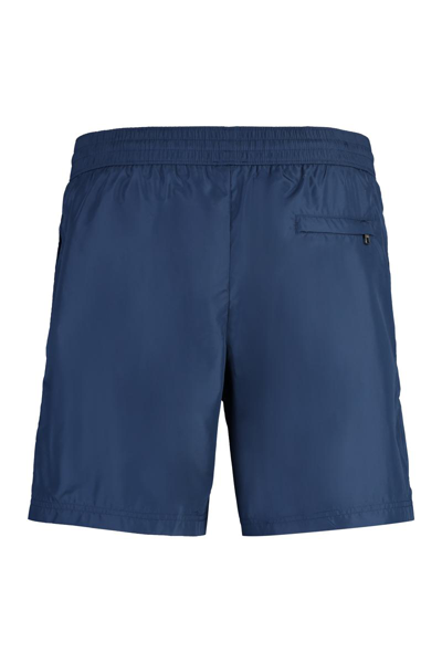 Shop Dolce & Gabbana Nylon Swim Shorts In Blue