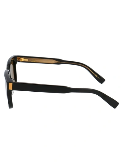 Shop Dunhill Sunglasses In 001 Black Black Brown