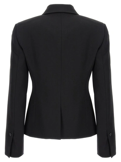 Shop Ferragamo 'tuxedo' Blazer In Black