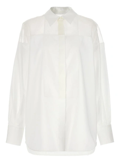 Shop Helmut Lang 'tuxedo' Shirt In White