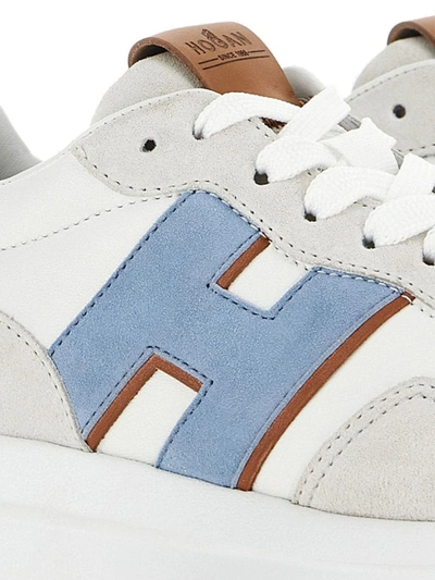 Shop Hogan 'h641' Sneakers In White