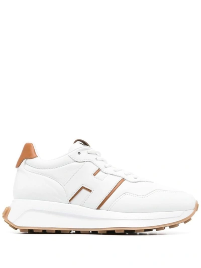 Shop Hogan 'h641' Sneakers In White