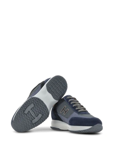 Shop Hogan 'interactive H' Sneakers In Blue