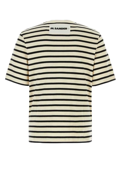 Shop Jil Sander T-shirt In Stripped