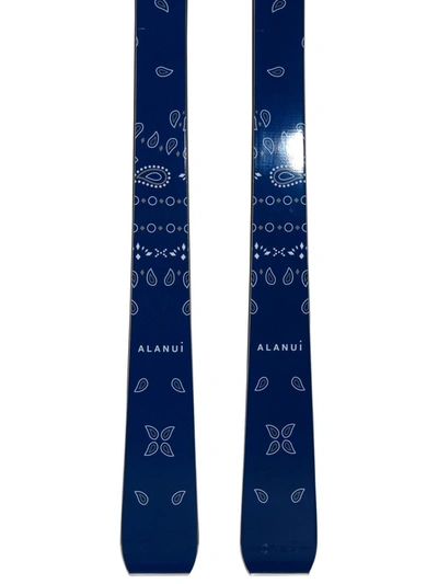 Shop Alanui Icon Ski In A Wood Blend In Navy