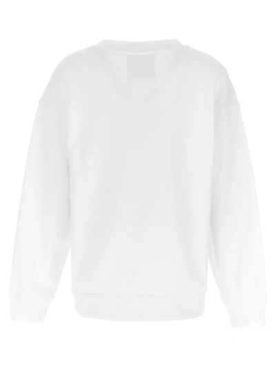 Shop Moschino 'teddy Bear' Sweatshirt In White