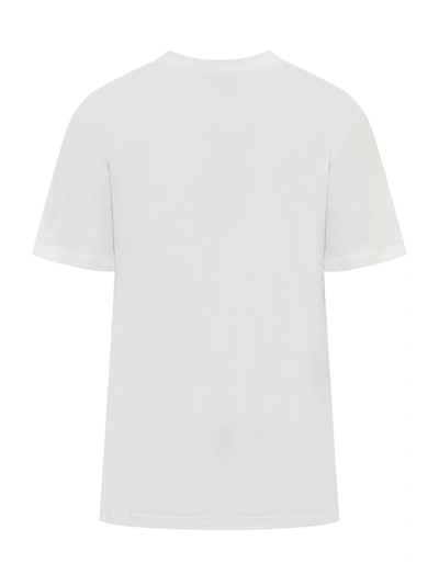 Shop Moschino T-shirt In Love We Trust In White
