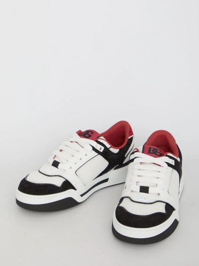 Shop Dolce & Gabbana New Roma Sneakers In White