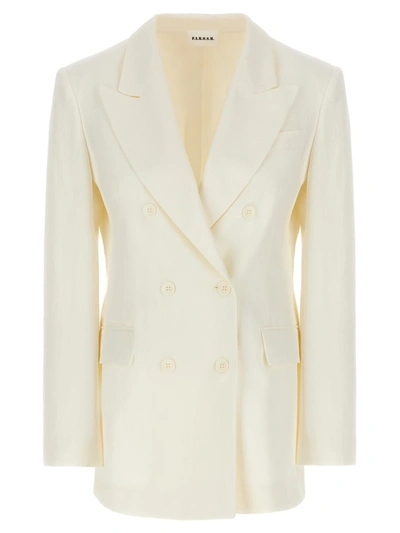 Shop P.a.r.o.s.h . Double-breasted Blazer In White