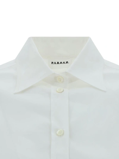 Shop P.a.r.o.s.h . Shirts In Bianco