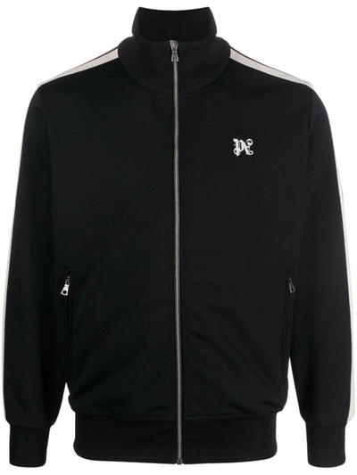 Shop Palm Angels Monogram Sports Jacket In Black