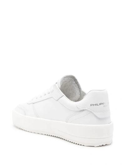 Shop Philippe Model 'nice' Sneakers In White