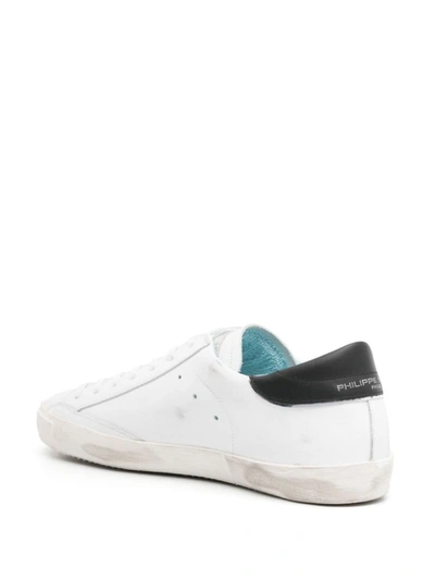 Shop Philippe Model 'prsx' Sneakers In White