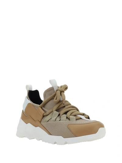 Shop Pierre Hardy Sneakers In Cappuccino/sand/white
