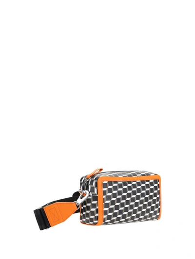 Shop Pierre Hardy Shoulder Bags In Black/white/orange