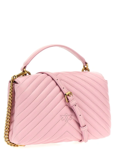 Shop Pinko 'mini Lady Love Bag Puff' Handbag In Purple