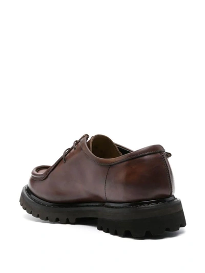 Shop Premiata Cyclone Lace Up Shoes In Brown