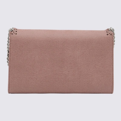 Shop Stella Mccartney Pink Faux Leather Falabella Crossbody Bag
