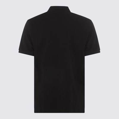 Shop Moschino Black Polo Shirt