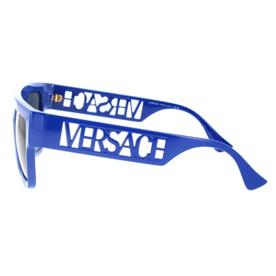 Shop Versace Sunglasses In Blue