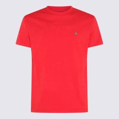 Shop Vivienne Westwood Red Cotton T-shirt