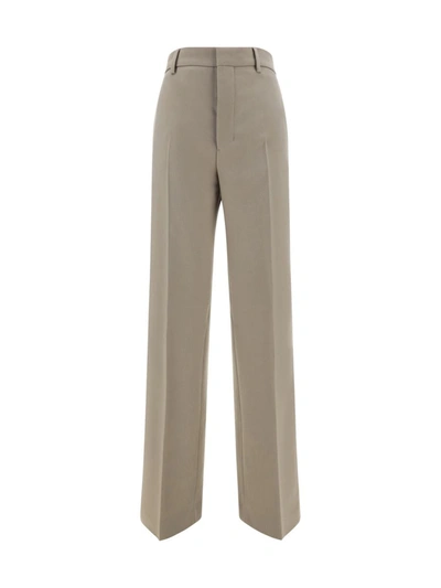 Shop Ami Alexandre Mattiussi Ami Paris Pants In Taupe