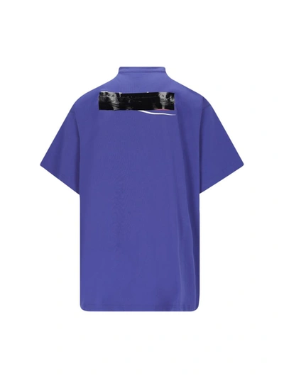 Shop Balenciaga T-shirts And Polos In Blue