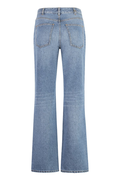 Shop Chloé High-rise Boyfriend Jeans In Denim