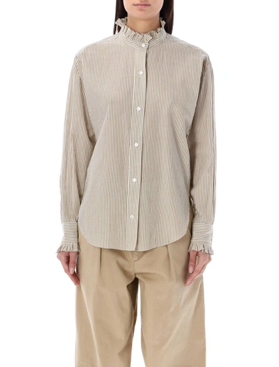 Shop Isabel Marant Étoile Saoli Shirt In Ochre