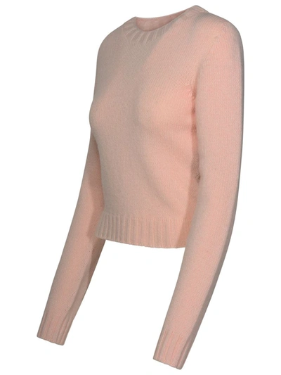Shop Palm Angels Pink Wool Blend Sweater