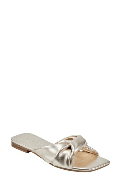 Shop Marc Fisher Ltd Mayson Knot Sandal In Gold 710
