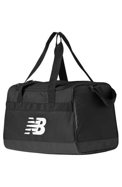 Shop New Balance Small Team Duffle Bag In Black