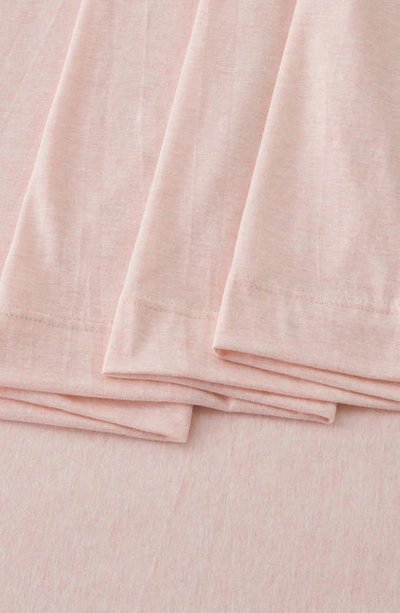 Shop Woven & Weft Jersey Knit Sheet Set In Pink
