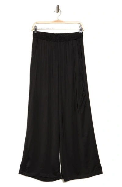 Shop Industry Republic Clothing Airflow Pull-on Wide Leg Pants In Black